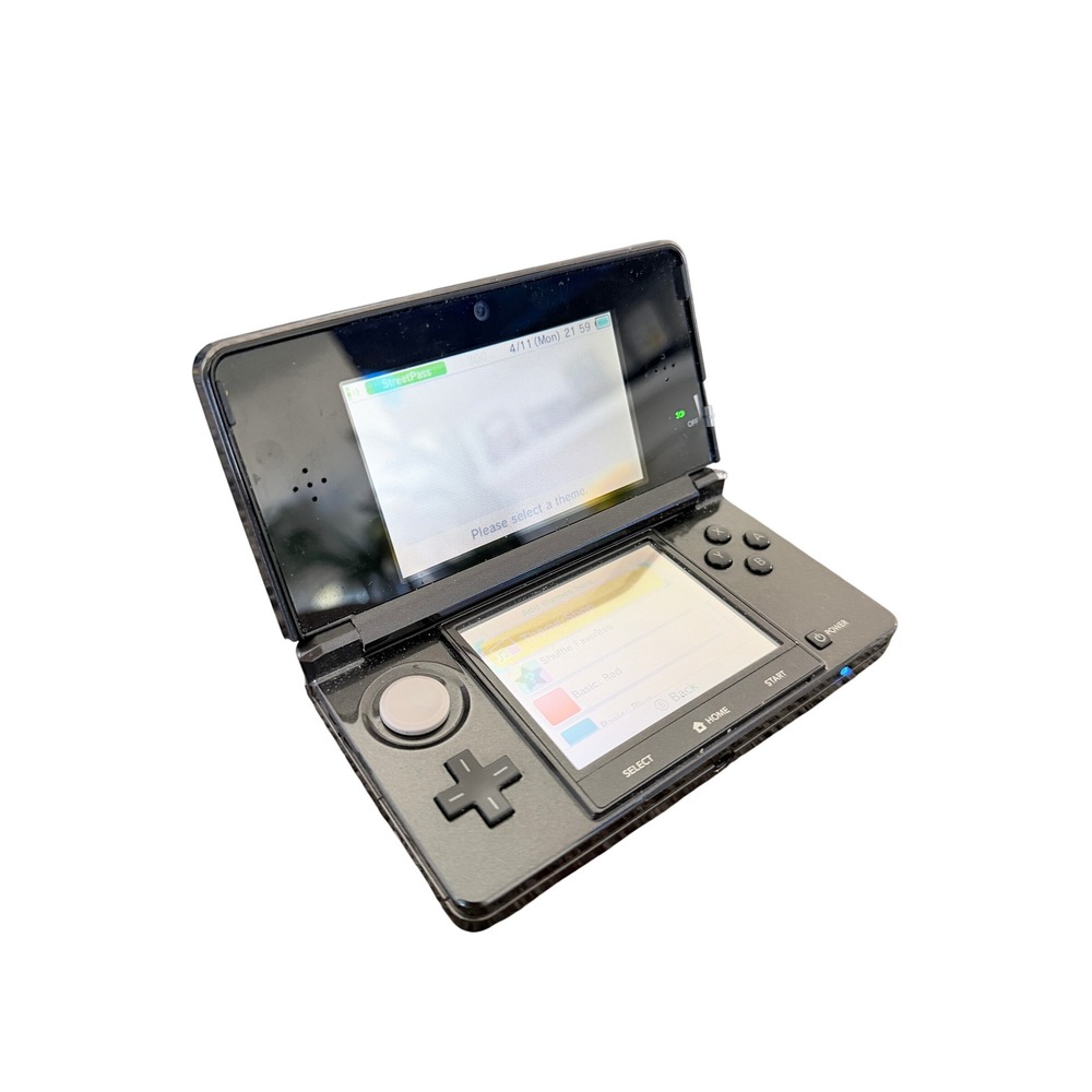 Nintendo 3DS Handheld Console Unisex One Size Cosmo Black-Tested